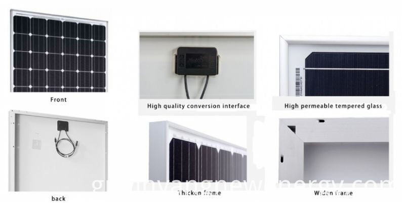 Μονόχωρο ηλιακό πάνελ 150W με πιστοποίηση Ce, CQC και TUV